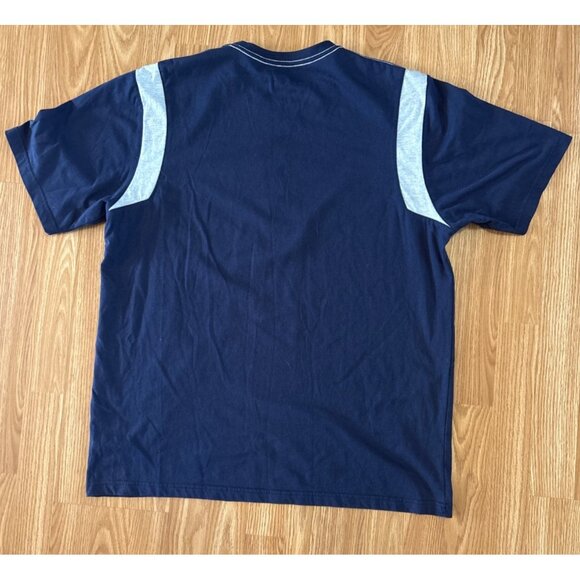 Dallas Cowboys T Shirt Football  XL Navy Blue NFL Logo Helmet Crewneck - Picture 4 of 5